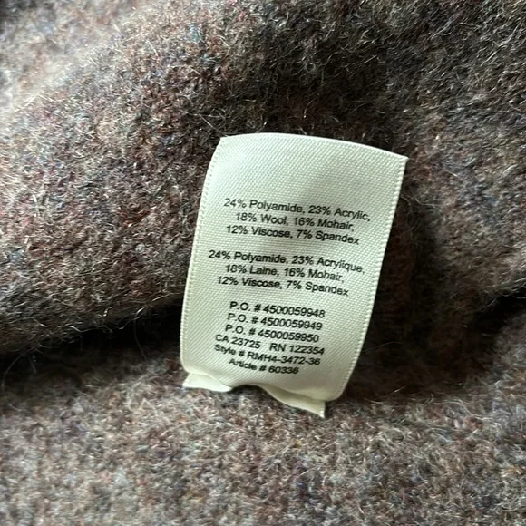 🔥Wilfred🔥 | Brown Dunkirk wool and mohair blend sweater long vest - Picture 8 of 10